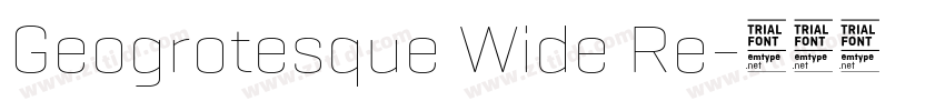 Geogrotesque Wide Re字体转换